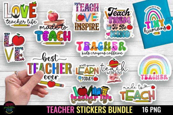 Download Teacher Stickers Bundle I Teacher PNG - Teacher stickers bundle Collection
