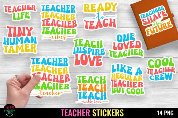 Download Teacher Stickers Bundle I Teacher PNG - Premium Resources