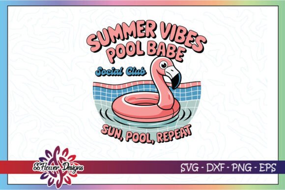 Download Cute Pool Babe Summer Beach Vibes SVG - Premium Resources